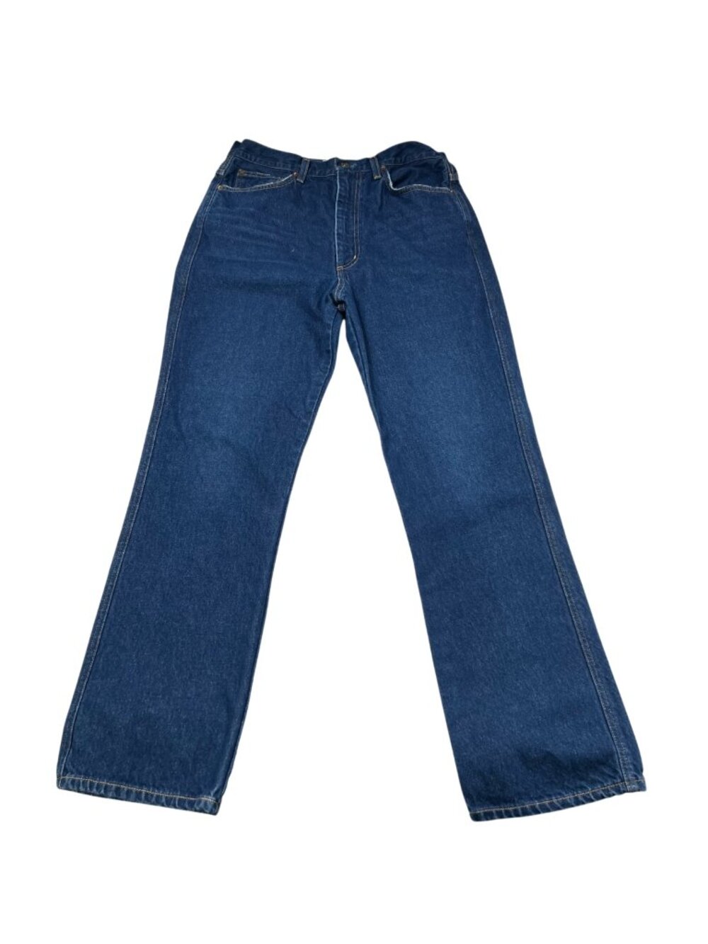 AGOLDE NWT Pinch Waist High-Rise Kick Jeans Blue Organic Cotton Denim Size 28
